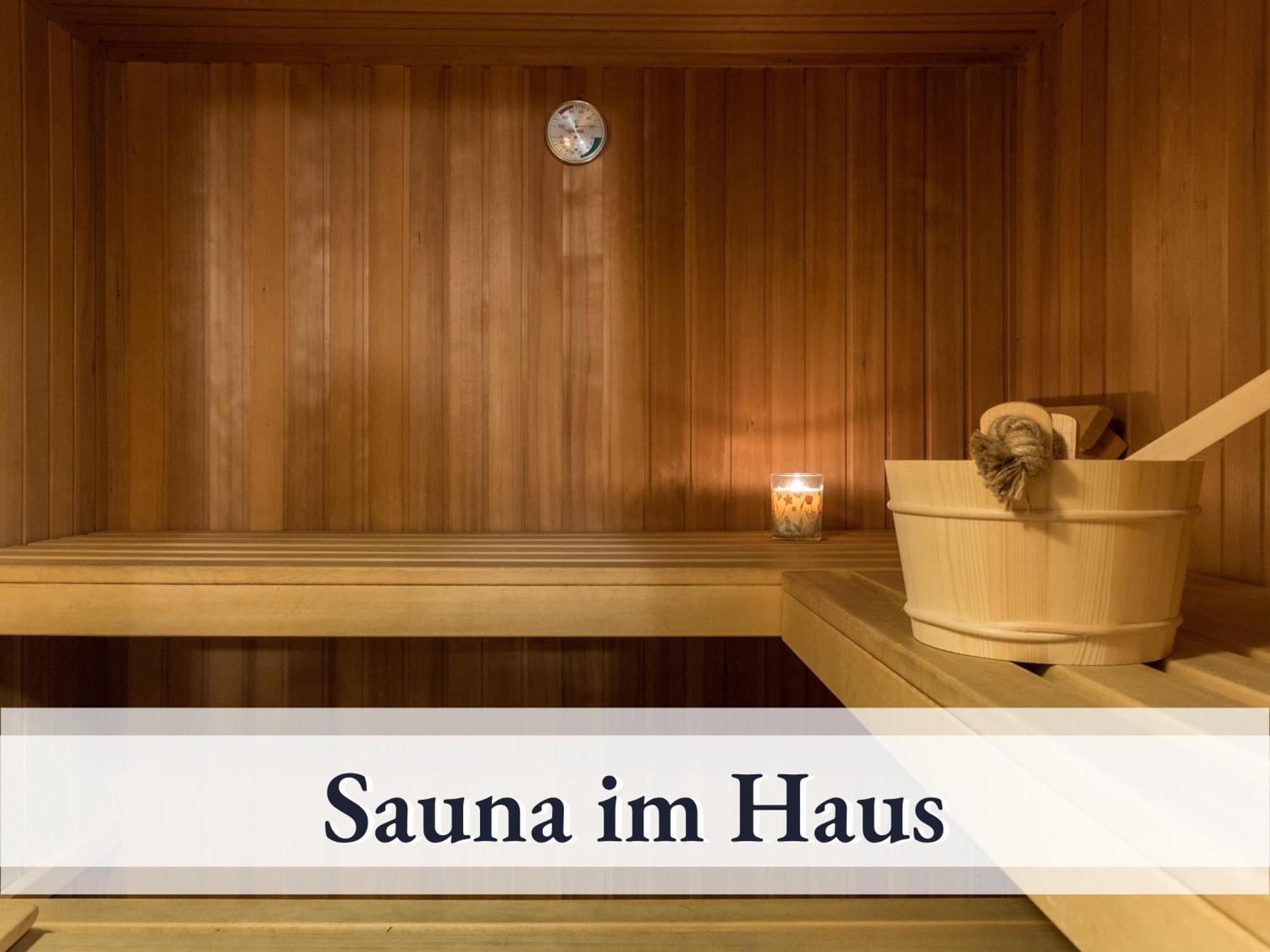 Blumenvilla 1 Mit Begehbarer Dusche, Sauna Und Garten Schneverdingen Esterno foto